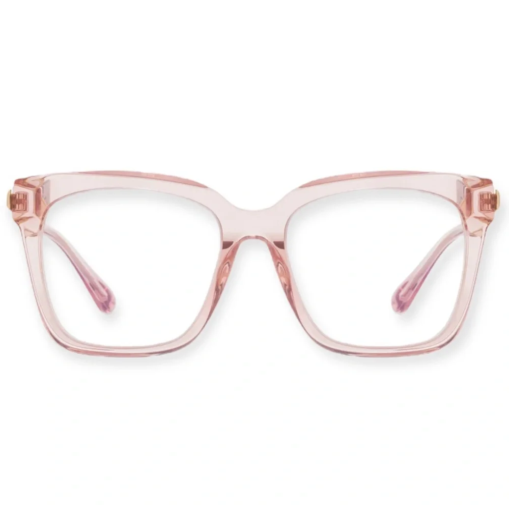 DIFF Bella Bluelight Glasses Azalea Pink Crystal Frame Blue Light Blocking Lens